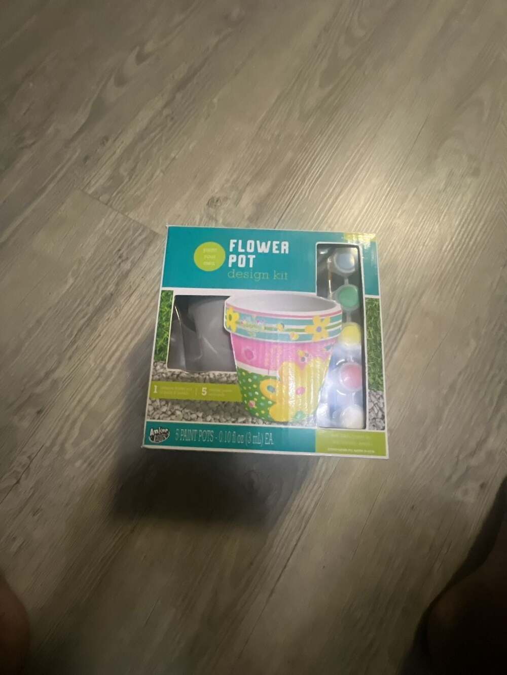 Anker Art Paint Your Own Flower Pot Design Kit